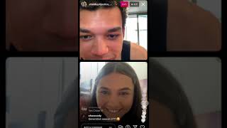 Justice Smith and Chloe East ig live 71821 [upl. by Gneh435]