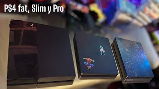 PS4 fat vs PS4 Slim vs PS4 Pro  análisis Gamer [upl. by Ssilem]