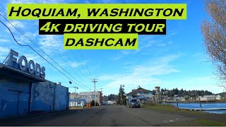 Hoquiam Washington  4k Driving Tour  Dashcam [upl. by Anavlis364]