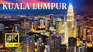 Kuala Lumpur Malaysia 🇲🇾 in 4K ULTRA HD 60FPS video by Drone [upl. by Iram160]