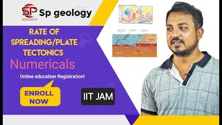 Spreading rate NumericalPlate tectonics india geology platetectonic [upl. by Aihtyc593]