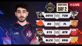 M5 DAY 2 WATCHPARTY  Mobile Legends [upl. by Ailliw]