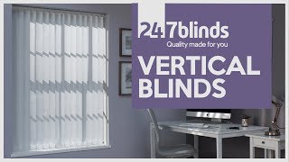 Vertical Blinds  247 Blinds [upl. by Gatias]