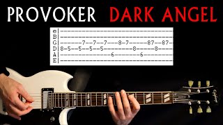 Provoker Dark Angel Guitar Lesson  Guitar Tab  Guitar Tabs  Guitar Chords  Guitar Cover [upl. by Yrojram]