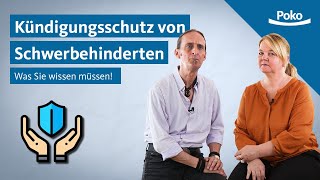 Kündigungsschutz für schwerbehinderte Arbeitnehmer Das müssen Sie wissen [upl. by Samala]