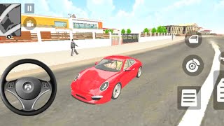 Ultimate Red 🔴 Car Driving Gameplay 😍  Indian Theft Auto Games Android Games [upl. by Ludovika32]