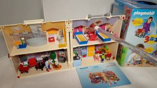 PLAYMOBIL City Life 5167 Neues MitnehmPuppenhaus 3 in 1 Haus auspacken Kinderkanal [upl. by Alesi]