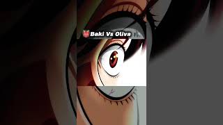 Baki👹vs Oliva🦍 fight part5 top shortfeed baki olivia anime animation bakihanma animes [upl. by Velma]