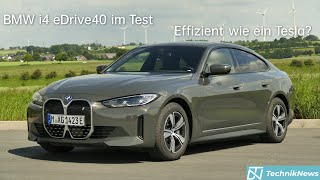 BMW i4 eDrive40 im Test  UNAUFFÄLLIG sportlich  TechnikNews Review [upl. by Ainessey]