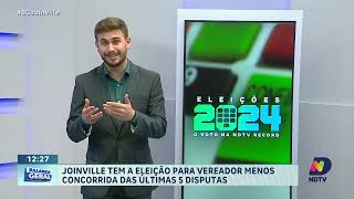 Joinville tem a eleição para vereador menos concorrida das últimas 5 disputas [upl. by Lorelei]