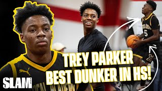 Trey Parker is the BEST Dunker in High School‼️ And hes still UNRANKED 🤔 [upl. by Llerud]