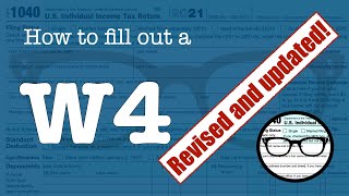 How to fill out a W4 Revised and Updated [upl. by Catlee633]