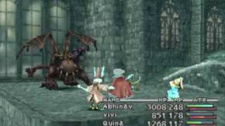 Final Fantasy 9 battle gameplay on Psxfin [upl. by Valenta]