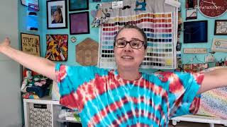 TTMT 801  ☮ ♥ ☺ for my BFFs Birthday a tiedye extravaganza [upl. by Fisher]