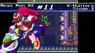 Mega Man X2  XHunter Fortress  Stage 2 [upl. by Purington]