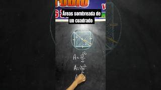 Determinemos el áreas sombreadas de un cuadrado clasesdematematicas [upl. by Laerol29]