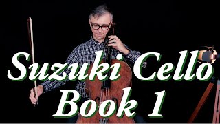 Suzuki Cello Book 1  ALL Songs List in 3 Minutes [upl. by Otreblide]