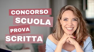 Concorso scuola  La prova scritta [upl. by Paulsen479]