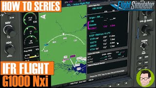 How To Fly IFR using the G1000 Nxi in Microsoft Flight Simulator [upl. by Rai83]