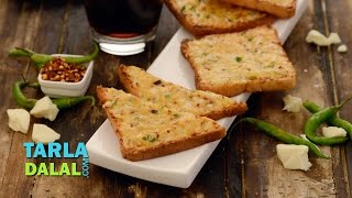 चिल्ली चीज टोस्ट Chilli Cheese Toast by Tarla Dalal [upl. by Jemma]