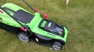 Mowing the Lawn using Battery Power [upl. by Tnarb357]