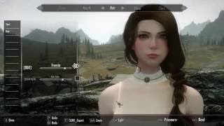 All HDT Physics Hair Pack Skyrim Mod  KS Hairdos [upl. by Holub]