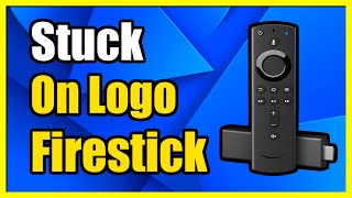 How to fix firestick stuck on fire tv logo Easy Tutorial [upl. by Nahtanoy]