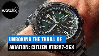 Unboxing the thrill of aviation Citizen AT822756X Navihawk Pilot watch [upl. by Alecia]