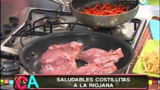 Costillitas de cerdo a la riojana saludables [upl. by Ardnohsal]