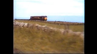 Freight on the Far North Line  chasing 66114 [upl. by Nicolais702]