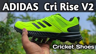 Best Quality Cricket Shoes Under 4000 🔥 Adidas Cri Rise V2 Cricket Shoes Review [upl. by Yahc]