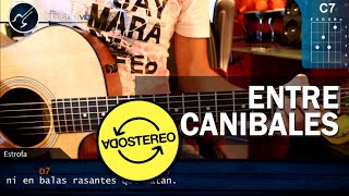 Como tocar quotEntre Caníbalesquot de Soda Stereo  Guitarra HD Tutorial COMPLETO  christianvib [upl. by Oirram]