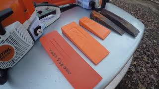 chainsaw wedges make life easier [upl. by Wayland]