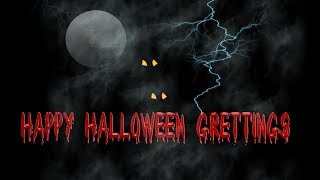 Happy Halloween Gruß – Liebe Halloween Grüße  Halloween greeting 🎃 [upl. by Dory85]