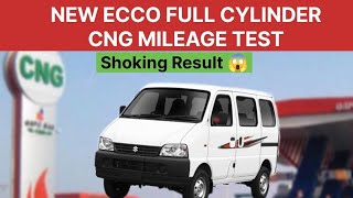 2024 New Ecco CNG Mileage Test 😱 Ummid Nahi thi Itna Deghi [upl. by Hallvard]