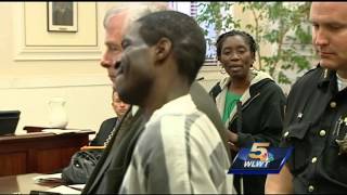 Convicted killer laughs as victims sister addresses court at sentencing [upl. by Yendys]