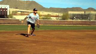 Third Base Fielding Drill With Ryan Roberts [upl. by Odella]