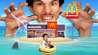 DISPERSO SU UN ISOLA con UN FAST FOOD CHE APPARE SOLO DI NOTTE  Mannys [upl. by Layla]