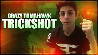 CRAZY Tomahawk Trickshot w Reaction  FaZe Rug [upl. by Verbenia]