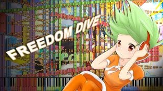 Synthesia XI  FREEDOM DiVE↓  220000 Notes  Cytus  Black MIDI [upl. by Ecidnac973]