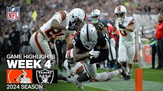 Browns  Raiders WEEK 4 HIGHLIGHTS  ALE YR1 [upl. by Archle]