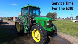 Servicing Our New John Deere 6310 Before We Put It To Work [upl. by Eillit]