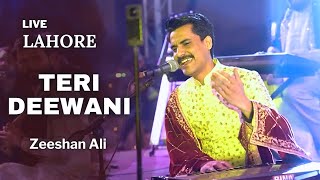 Teri Deewani Live in Lahore  Zeeshan Ali [upl. by Skoorb]