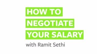 How to Negotiate Your Salary with Ramit Sethi [upl. by Frear]