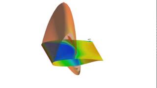 Unsteady Flow Simulation of the BSCW Case 3A AePW2 [upl. by Ramal]