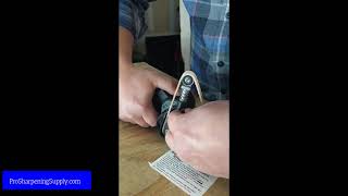 12X12 Leather Honing Belt Super Strop Quick Start Instructional Video from Pro Sharpening Supply [upl. by Lledra]