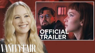 Jennifer Lawrence Explains the Dont Look Up Trailer  Vanity Fair [upl. by Neu296]