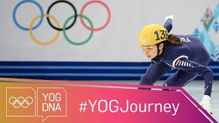 Shim SukHees KOR Olympic homecoming at PyeongChang 2018 YOGjourney [upl. by Ahsehat]