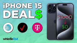 The BEST iPhone 15 TradeIn Deals  ATampT vs Verizon vs TMobile vs Apple [upl. by Petronilla526]