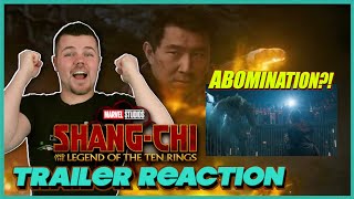 ShangChi Trailer 2 Reaction  HUGE Abomination Easter Egg [upl. by Jervis]